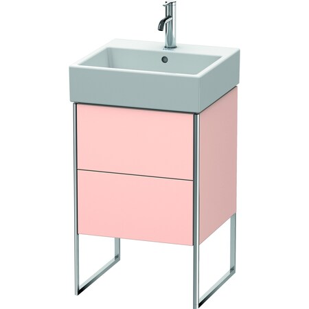 Duravit Xsquare One Door Floorstanding Vanity Unit Flannel Gray XS4440R8989